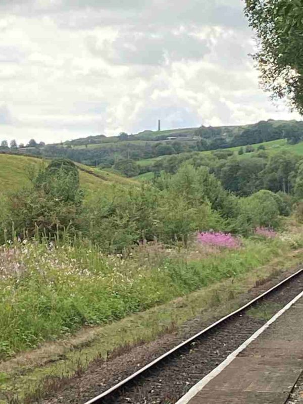 railway line and view